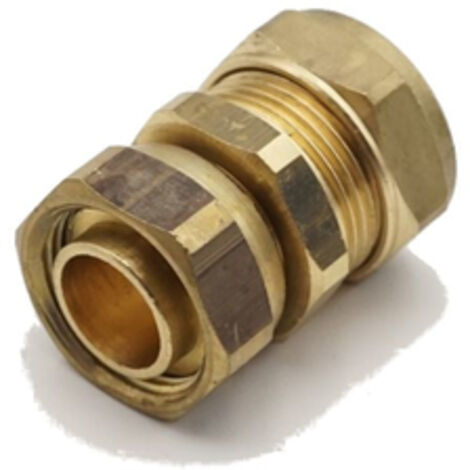 PrimaPlus Brass Compression Straight Tap Connector 22mm x 3/4"