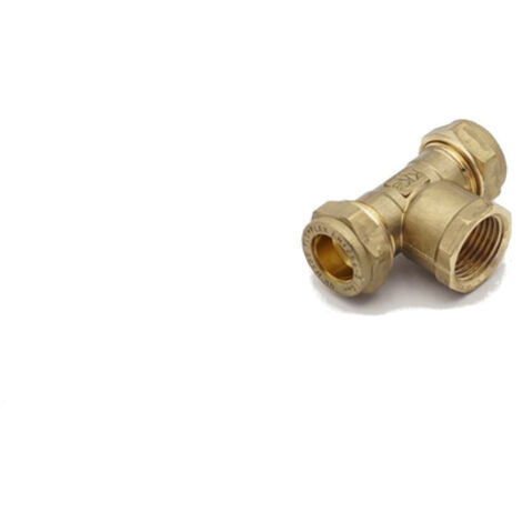 PrimaPlus Brass Compression Thread Centre Tee 15x15x1/2"Fi