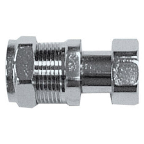 PrimaPlus Chrome Brass Compression Tap Connector 22mm x 3/4"