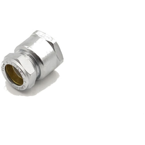 PrimaPlus Chrome Compression Adaptor 22mm x 1" Female Fitting