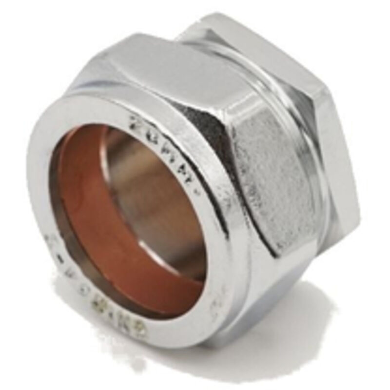 Image of PrimaPlus Chrome Compression Stop End 28mm&hellip;