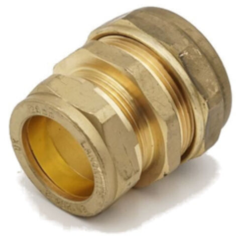 PrimaPlus Compression Brass Coupling 35 x 28mm - Pack of 5
