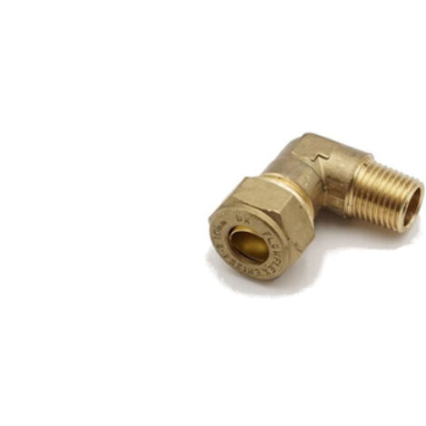 PrimaPlus Compression Elbow 10mm x 1/4" Male Brass Fitting