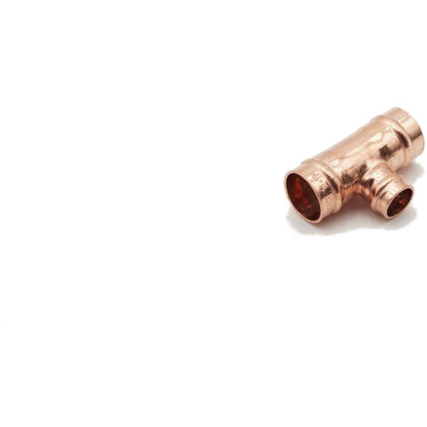 PrimaPlus Copper Solder Ring Reduced Tee 15x15x10mm