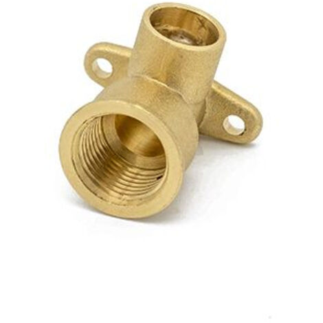 PrimaPlus Copper Wallplate Elbow 15mm x 1/2"Fi (Pack of 10)