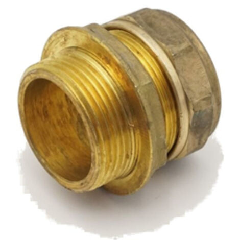 PrimaPlus DZR Brass Compression Adaptor 35mm x 1.1/4" Male