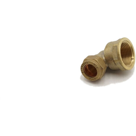 PrimaPlus DZR Brass Compression Elbow 15mm x 3/4" - Pack of 10