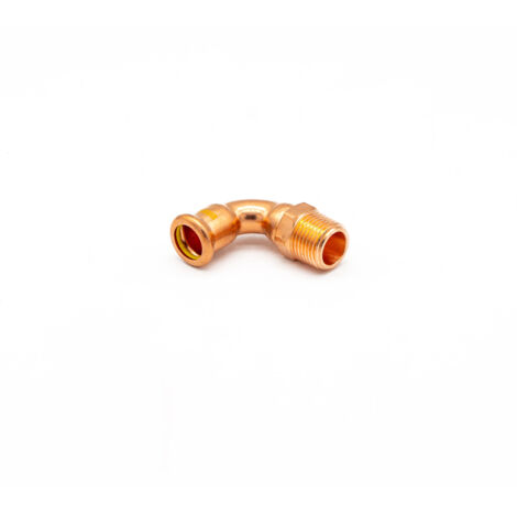 PrimaPress 15mm Copper Gas Elbow Fitting - WRAS Approved