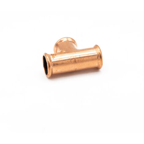 PrimaPress 28mm Copper Equal Tee - Premium Press Fitting