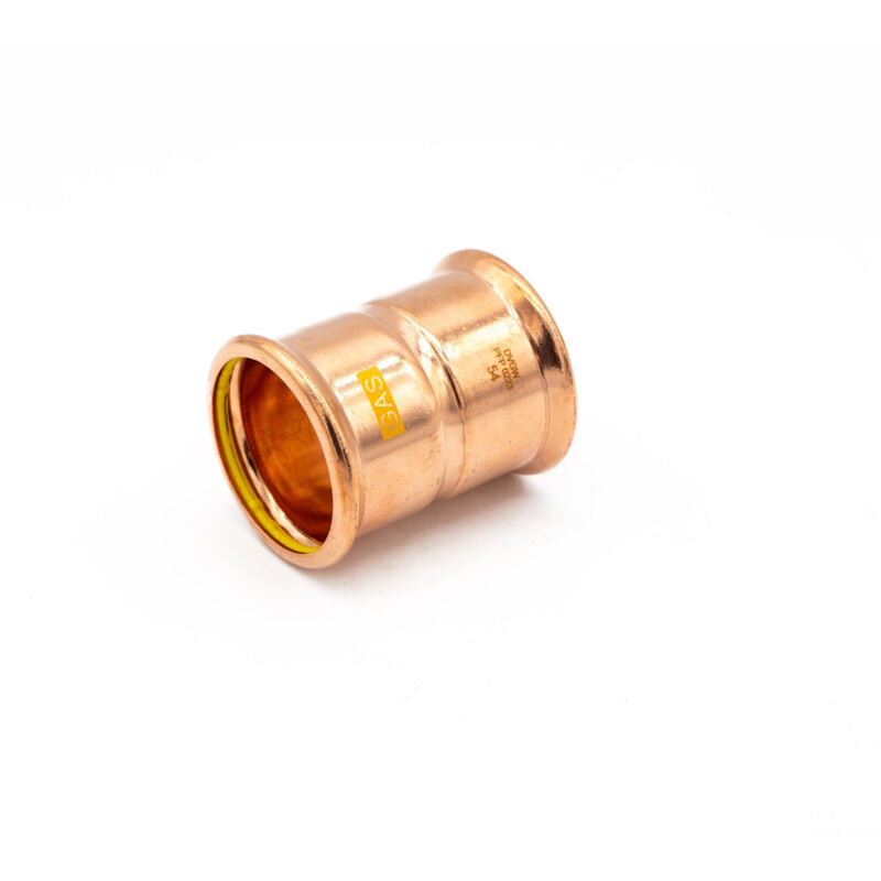 Image of PrimaPress 54mm Copper Pressfit Gas Coupler&hellip;