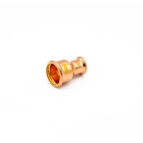 PrimaPress Copper 35x22mm Pressfit Gas Coupler - WRAS Approved