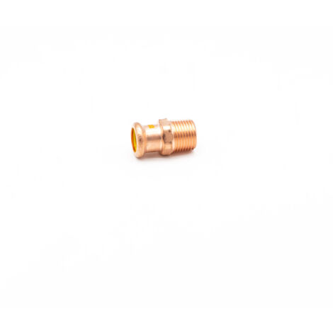 PrimaPress Copper Pressfit Gas Coupler 15x1/2" - WRAS Approved