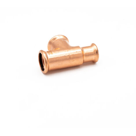 PrimaPress Copper Reducing Tee 28x22x28mm for Plumbing