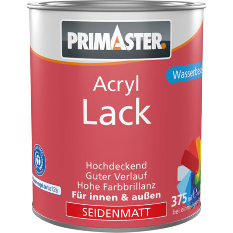 Primaster Acryl Lack cremeweiß seidenmatt 375 ml