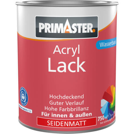 Primaster Acryl Lack cremeweiß seidenmatt 750 ml