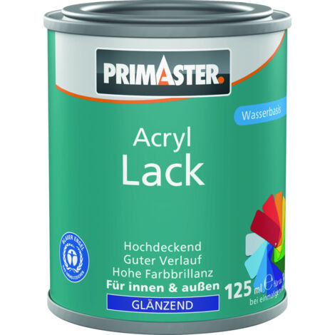 Primaster Acryl Lack moosgrün glänzend 125 ml