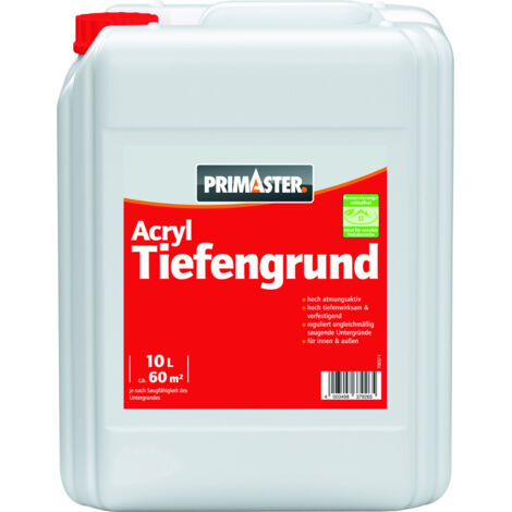 Primaster Acryl Tiefengrund 10 L farblos