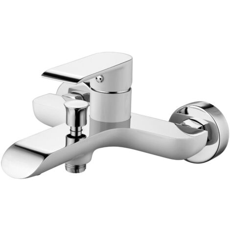 Primaster Badewannenarmatur Alaska weiß Armatur Badezimmer