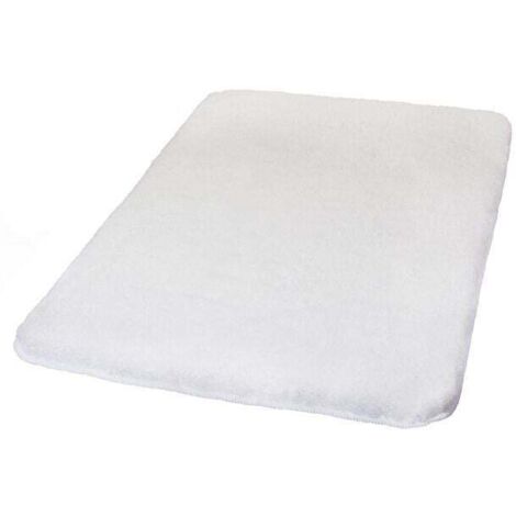 Primaster Badteppich polarweiß 55 x 65 cm Badematte Badvorleger Duschvorleger