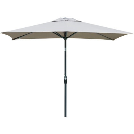 Primaster Balkonschirm Florenz 140 x 210 cm Taupe Sonnenschirm Gartenschirm