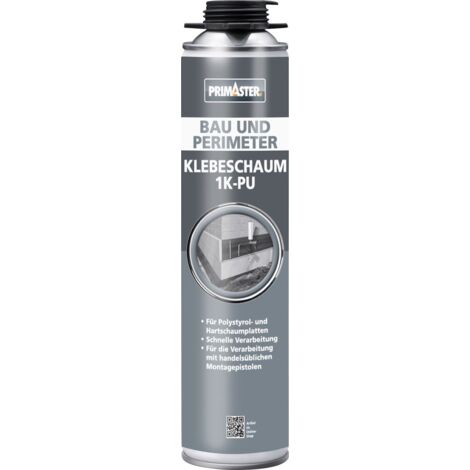 Primaster Bau- & Perimeter Klebeschaum 1K-PU 750 ml Klebeschaum