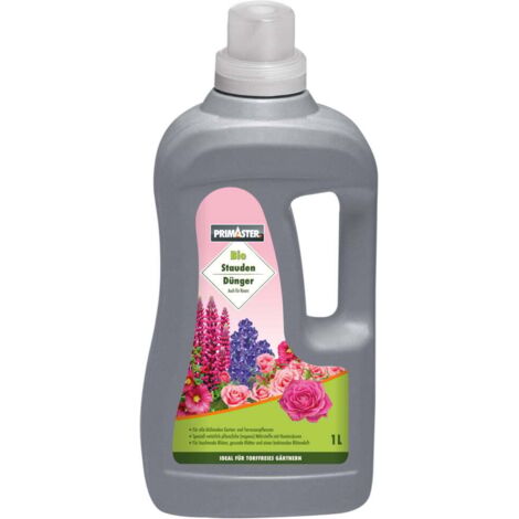 Primaster Bio Flüssigdünger 1 l für Stauden & Rosen Dünger