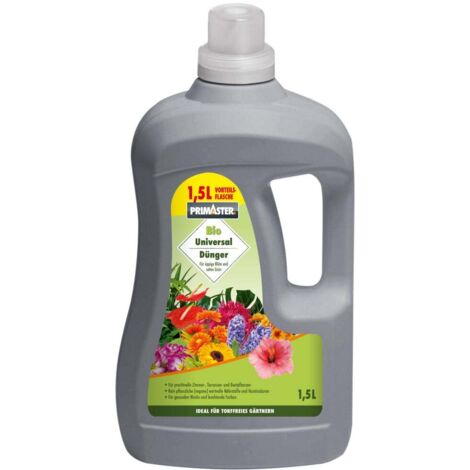 Primaster Bio Flüssigdünger Universal für Wuchs & Blüte 1,5 L