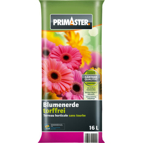 Primaster Blumenerde 16 L torffrei Erde