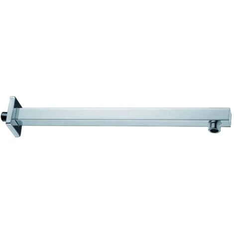Primaster Brausearm für Kopfbrause eckig 50 cm mit Befestigungsplatte