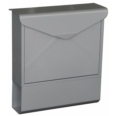 Primaster Briefkasten Xin silber Postkasten Wandbriefkasten