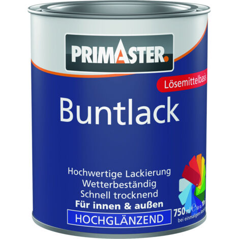 Primaster Buntlack 750 ml rapsgelb hochglänzend Lack