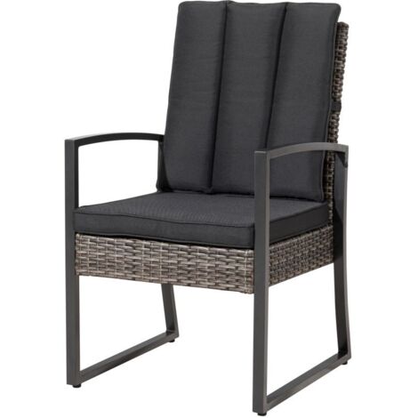 Primaster Dining Lounge Sessel Toro Stuhl Garten Möbel Garnitur Alu Kissen
