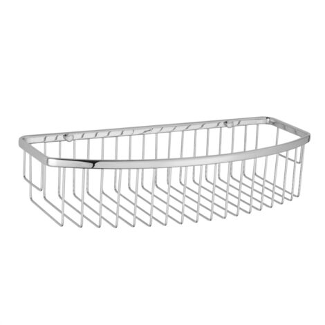 Primaster Duschkorb Edelstahl 40 x 9 cm Duschablage Duschregal Badregal