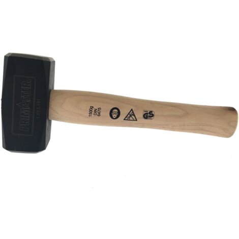 Primaster Fäustel Vorschlaghammer Abbruchhammer Holzstiel 1500g
