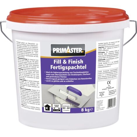 Primaster Fertigspachtel Fill & Finish 8 kg