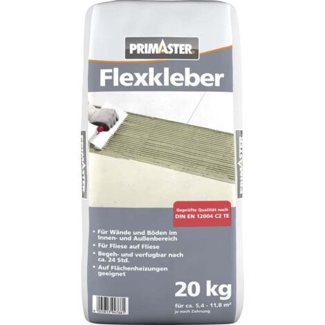 Primaster Flexkleber für Innen und Außen Wand und Boden flexibel