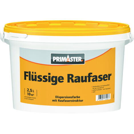 Primaster Flüssige Raufaser 2,5 L weiß matt