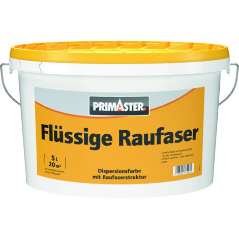 Primaster Flüssige Raufaser 5 L weiß matt
