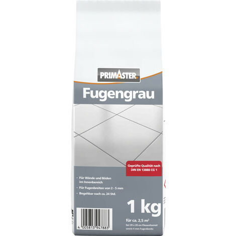 Primaster Fugengrau 2 - 5 mm feines Fugenbild