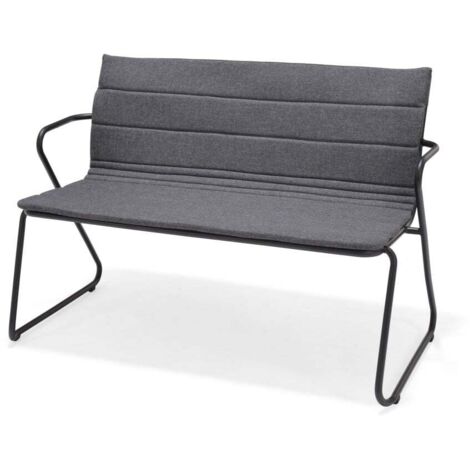 Primaster Gartenbank Parma 2-Sitzer inkl. Auflage Gartenbank