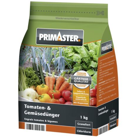 Primaster Gartendünger Tomate und Gemüse Garten Dünger Pflanzendünger