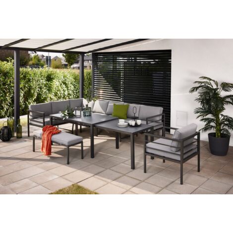Primaster Gartenmöbel-Set Levanto 10 Personen Lounge Set