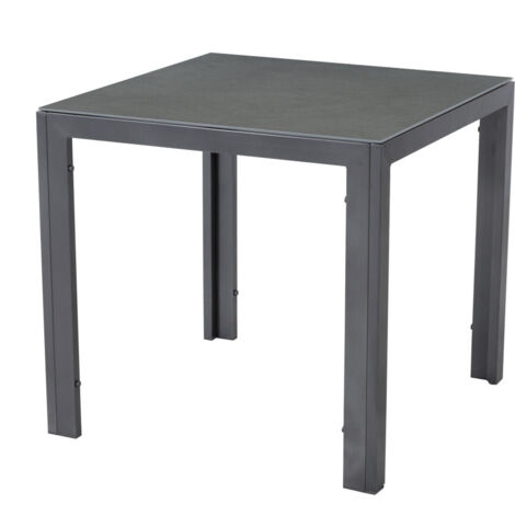 Primaster Gartentisch Alu Loreto 80 x 80 cm Esstisch