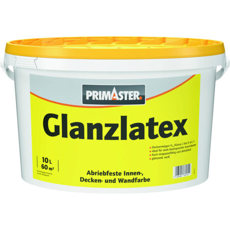 Primaster Glanzlatex glänzend 10 L weiß