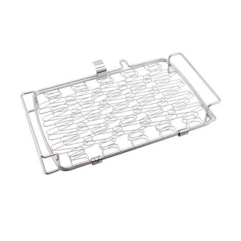 Primaster Grillkorb 34 x 23 x 5cm Edelstahl Gemüsekorb Fischbräter