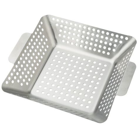 Primaster Grillkorb Edelstahl 32 x 28 x 7 cm