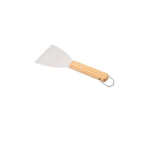 Primaster Grillspachtel aus Edelstahl mit Bambusgriff Grill Wender Grillbesteck