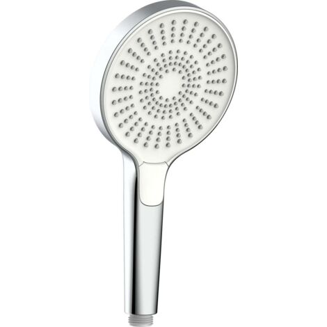 Primaster Handbrause 2 Strahlarten Water Drop chrom-weiß wassersparend Handbrause
