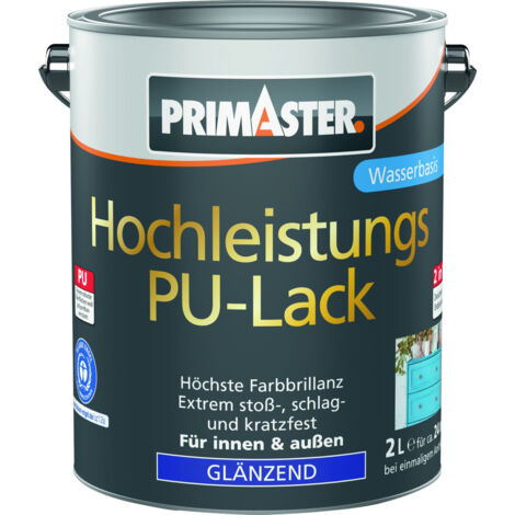 Primaster Hochleistungs PU-Lack weiß glänzend 2 L