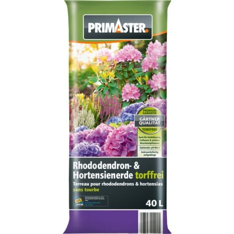 Primaster Hortensien- & Rhododendron Erde torffrei 40 L